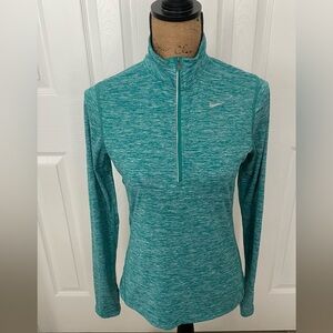 Nike Dri-FIT Teal 1/2 Zip Pullover - S